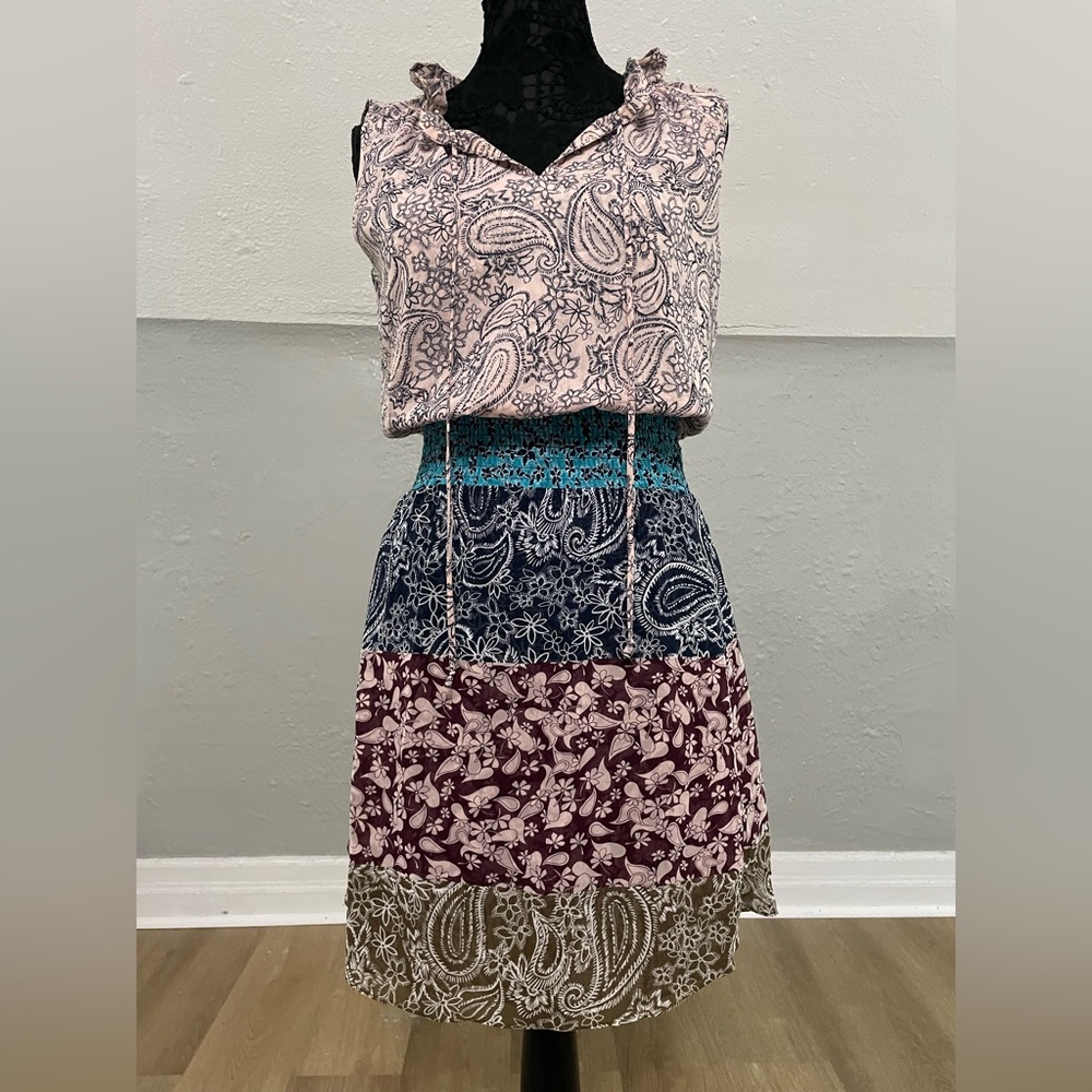 Cabi dress - multi color, multi print